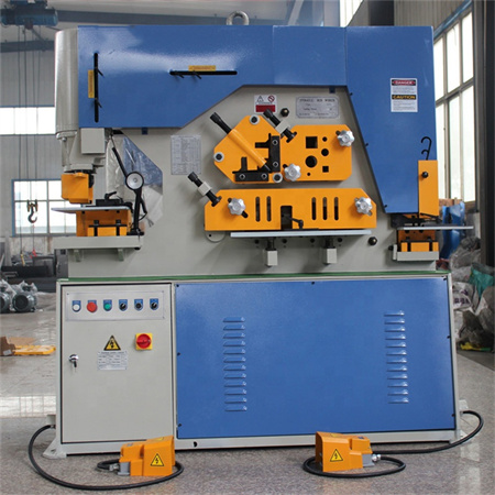 Ironworker shearing machine ჰიდრავლიკური CNC კომბინირებული სახვრეშო მანქანა