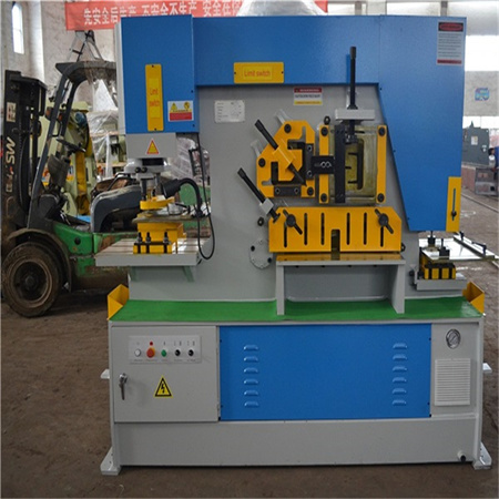 APEC CNC ფართოდ გამოყენებული Hydraulic Ironworker, punching and shearing machine ჰიდრავლიკური Ironworker ფოლადის ღეროების საჭრელი მანქანა