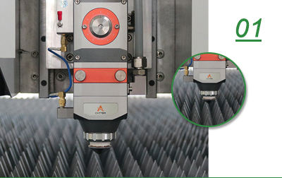 Cnc ბოჭკოვანი ლაზერული საჭრელი მანქანა 1000w 2000w ალუმინის ლითონის ფოლადის მილის ჭრისთვის